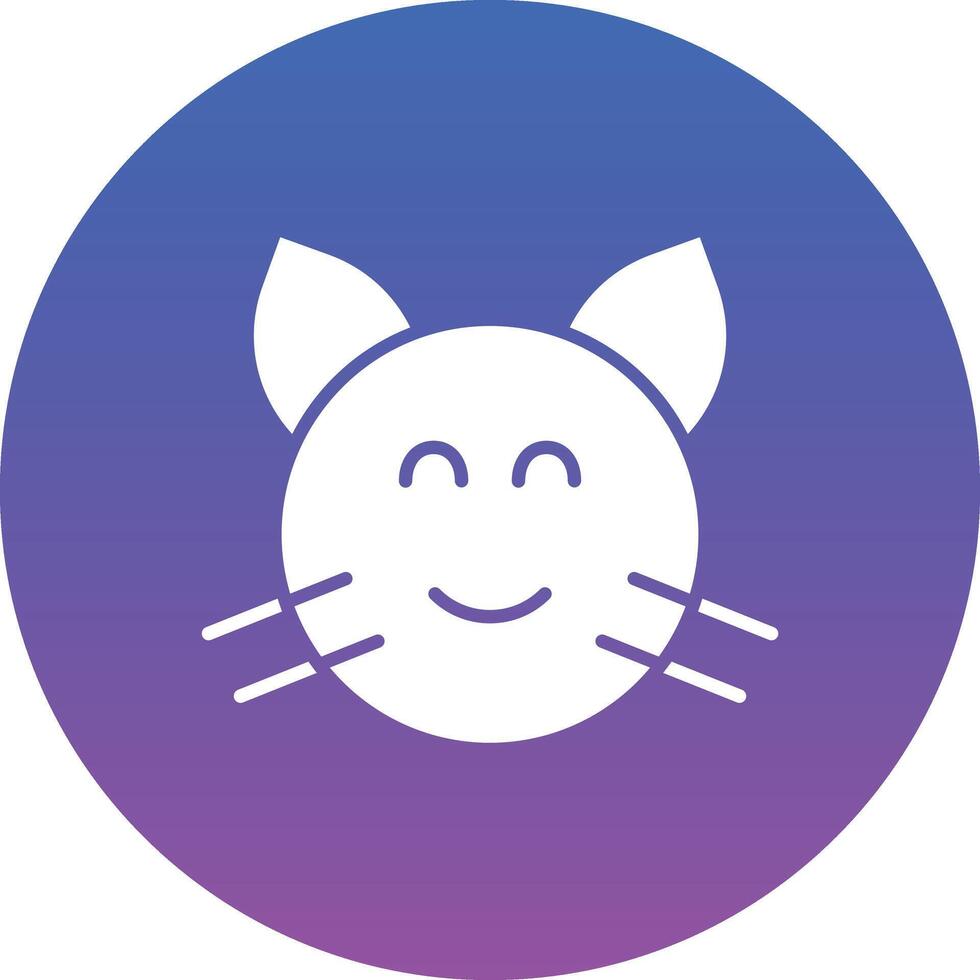 Cat Illustration Icon vector