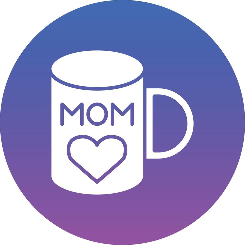 MOM Mug Illustration Icon vector