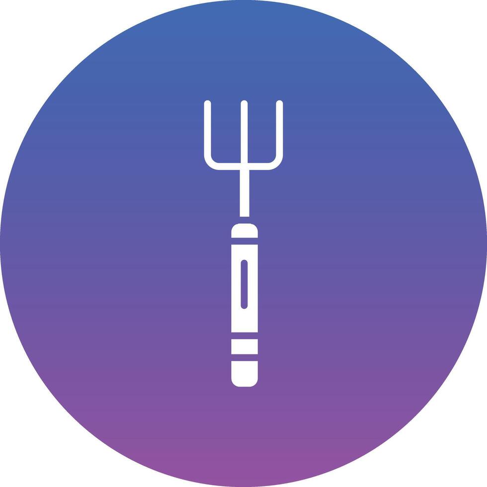 Farm Fork Illustration Icon vector
