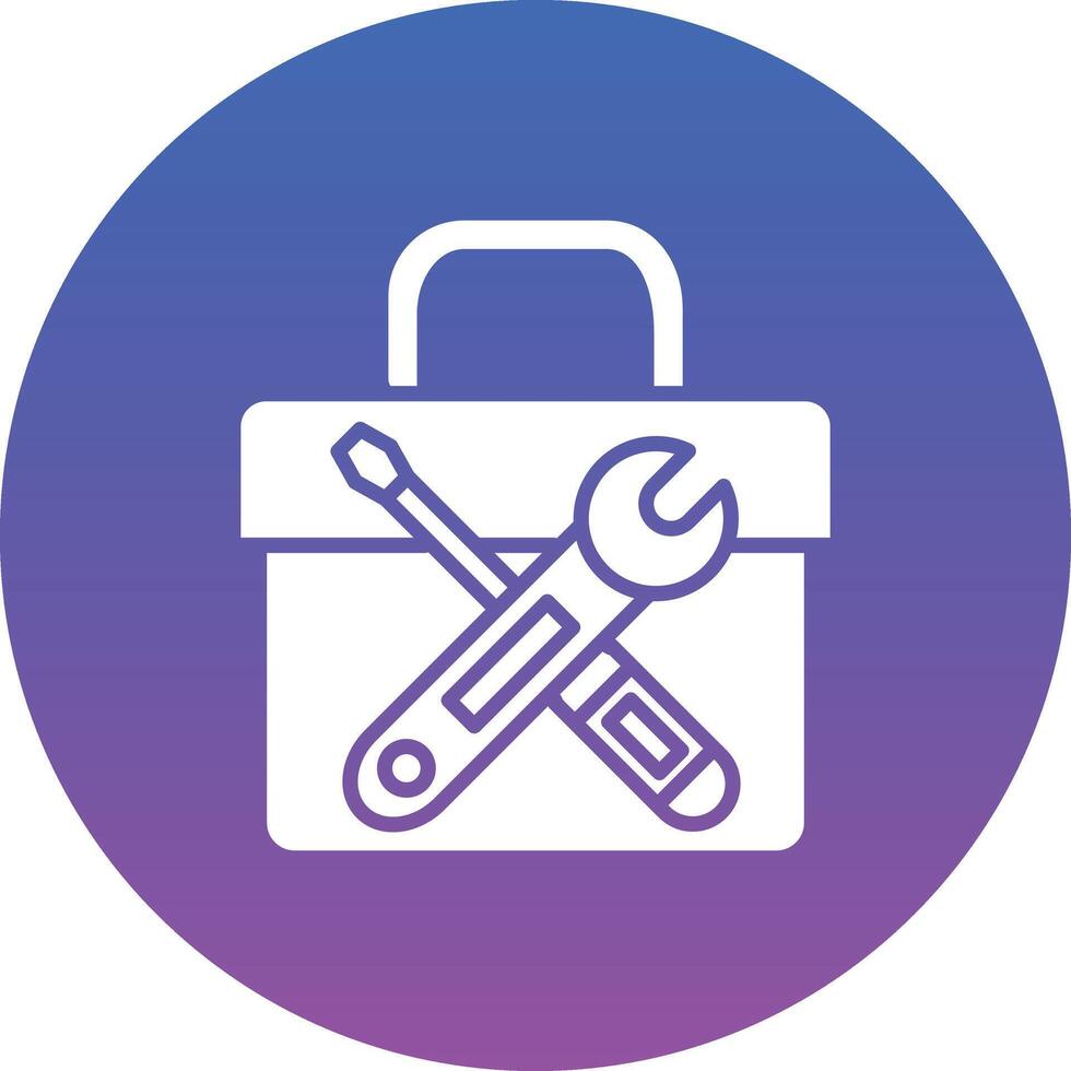 Tool Box Illustration Icon vector