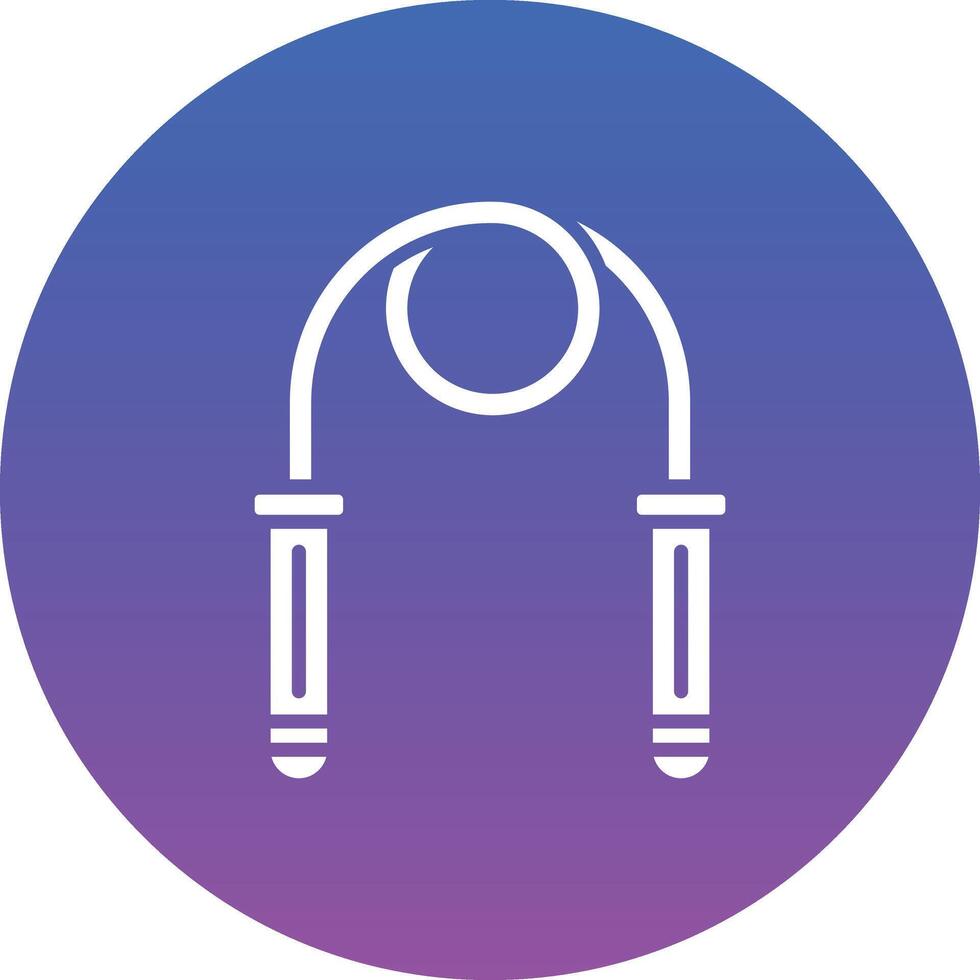 Skipping Rope Illustration Icon vector