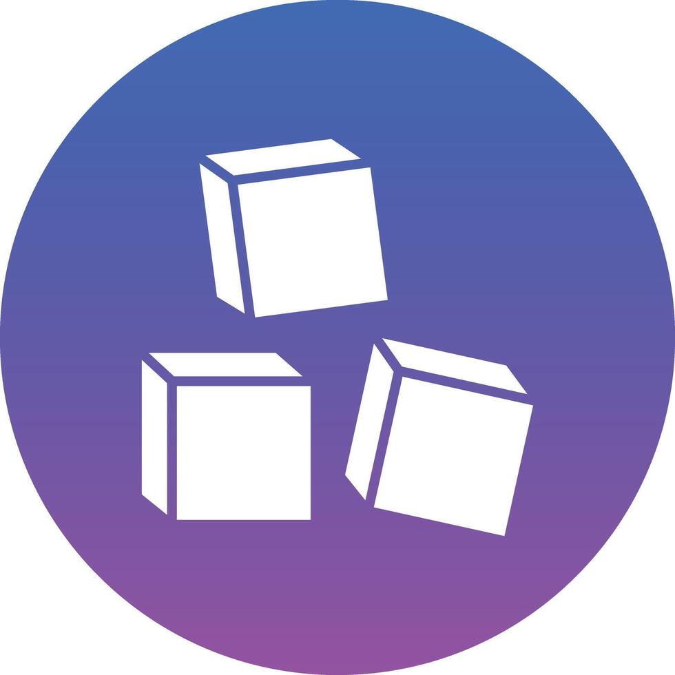 Blocks Illustration Icon vector