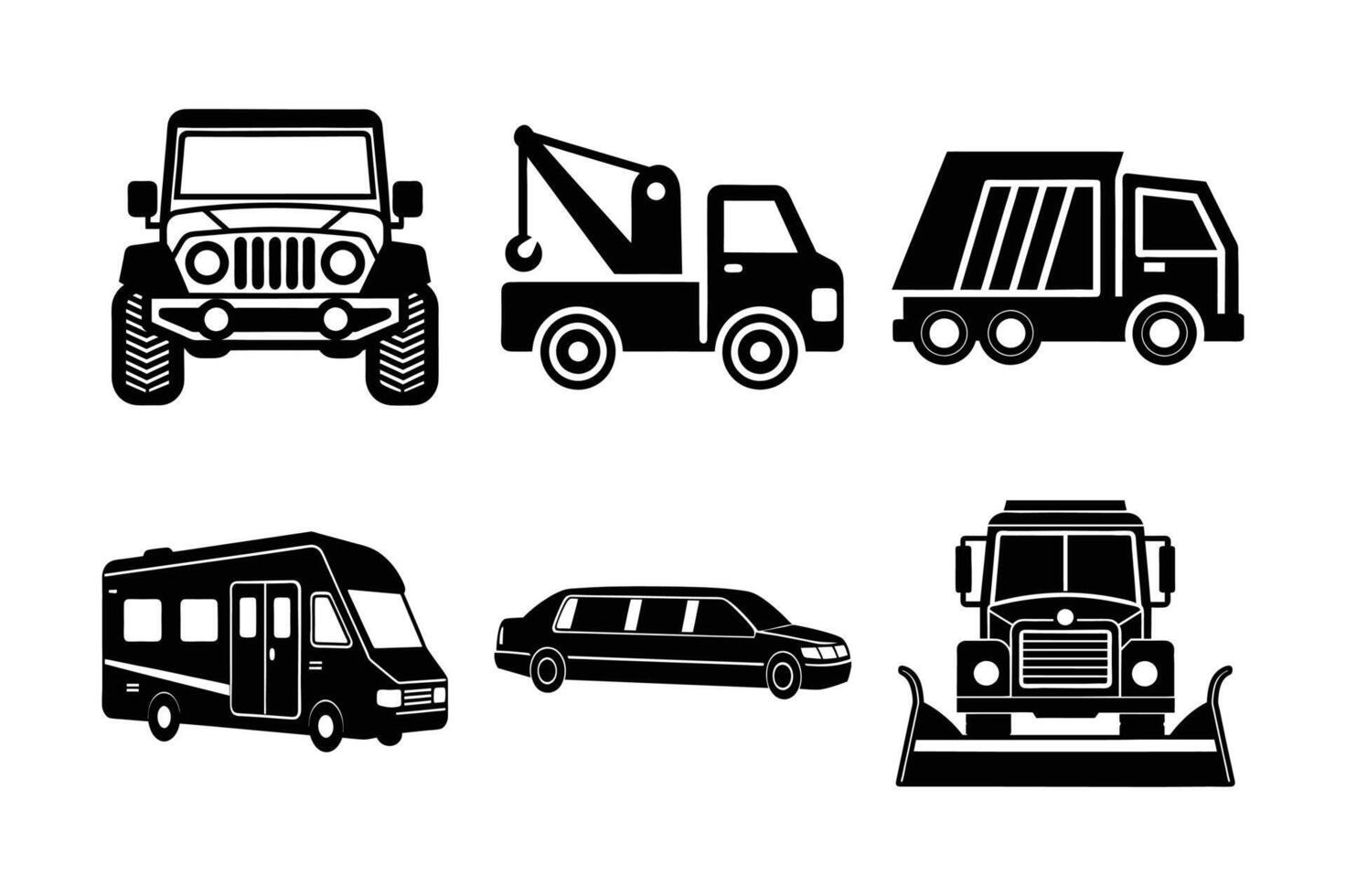 Set Car icon design vector