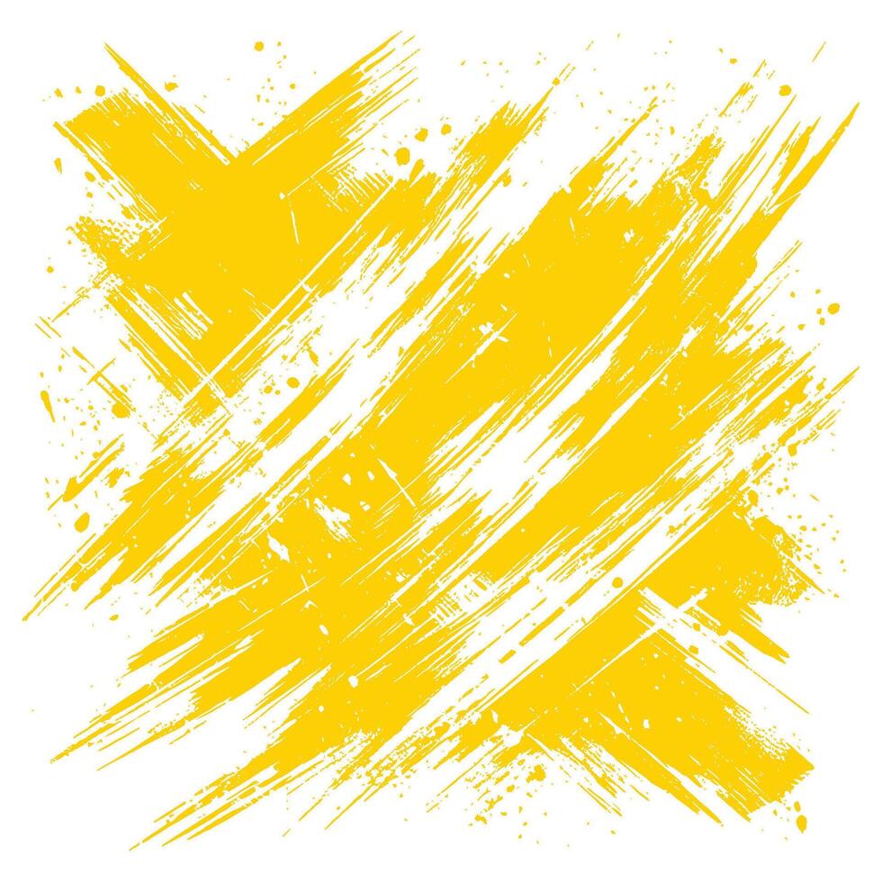 Yellow grunge background on a white background. vector