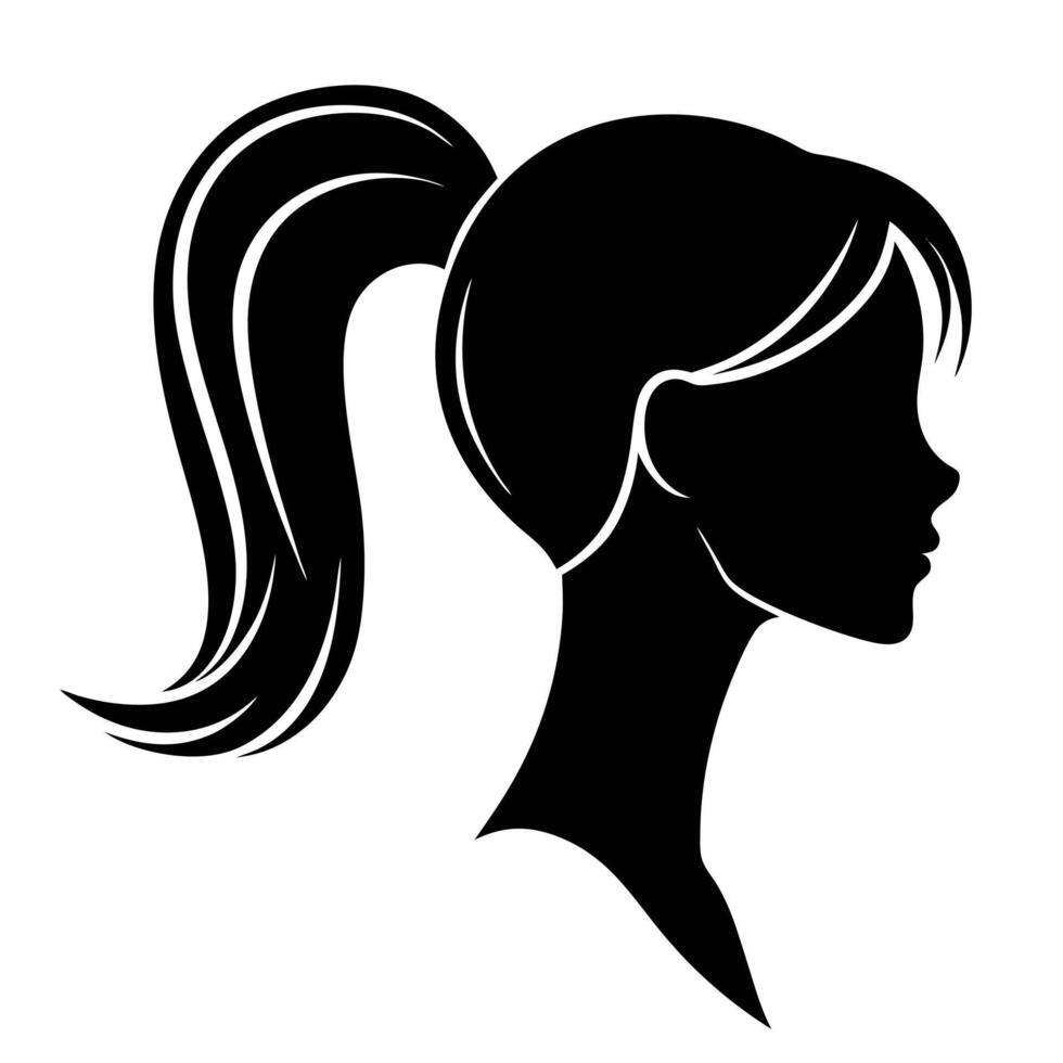 Stylish Sleek Ponytail Hairstyles for Any Occasion vector