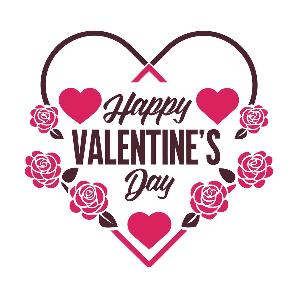 Cute Happy Valentines Day Texts to Send on February 14th vector