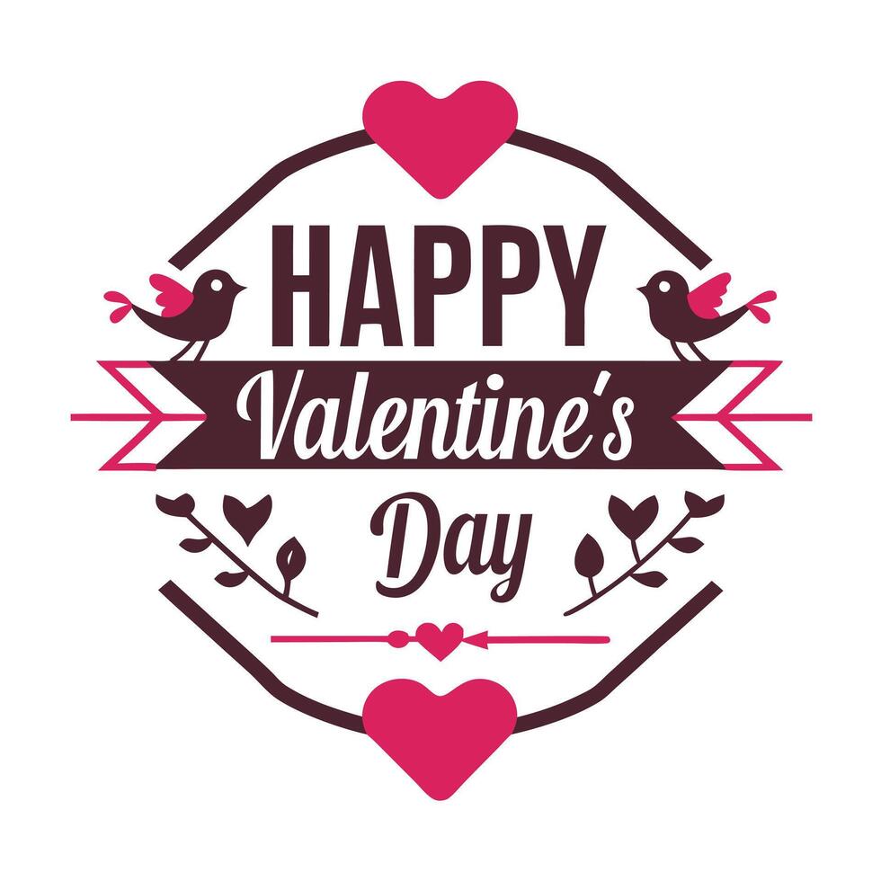 Cute and Sentimental Texts to Say Happy Valentines Day vector