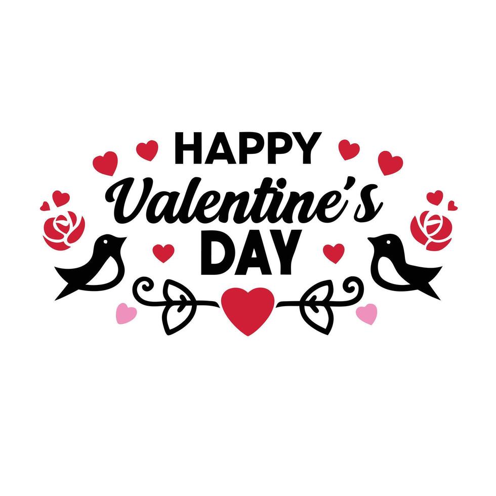 Loving Happy Valentines Day Text Messages for Couples vector