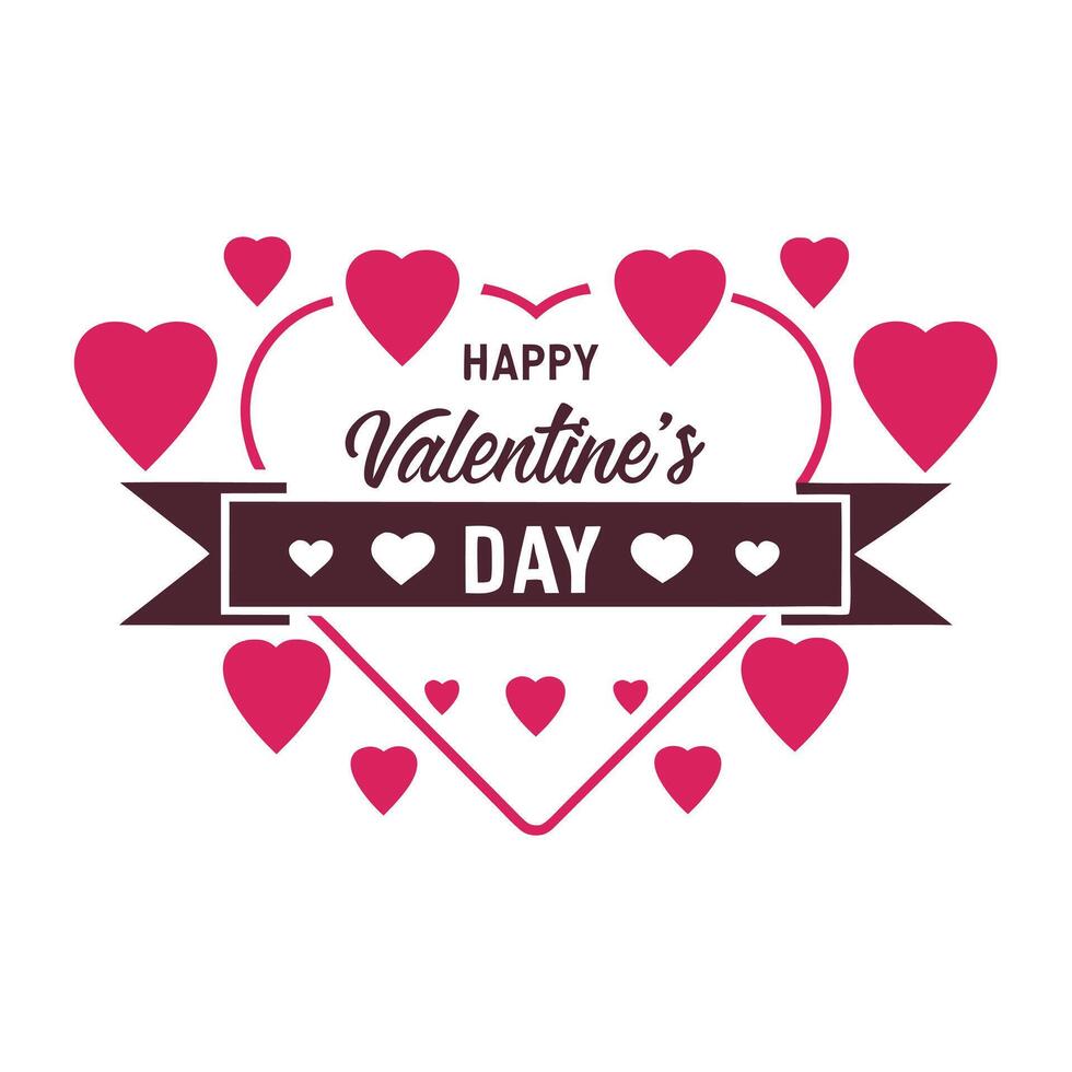 Flirty and Fun Happy Valentines Day Text Ideas for Couples vector