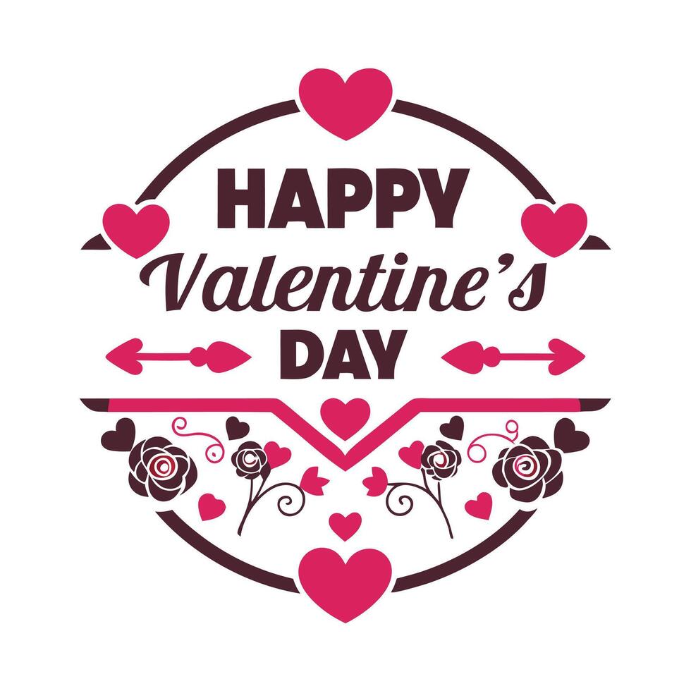 Personalized Happy Valentines Day Text Ideas for Him or Her vector