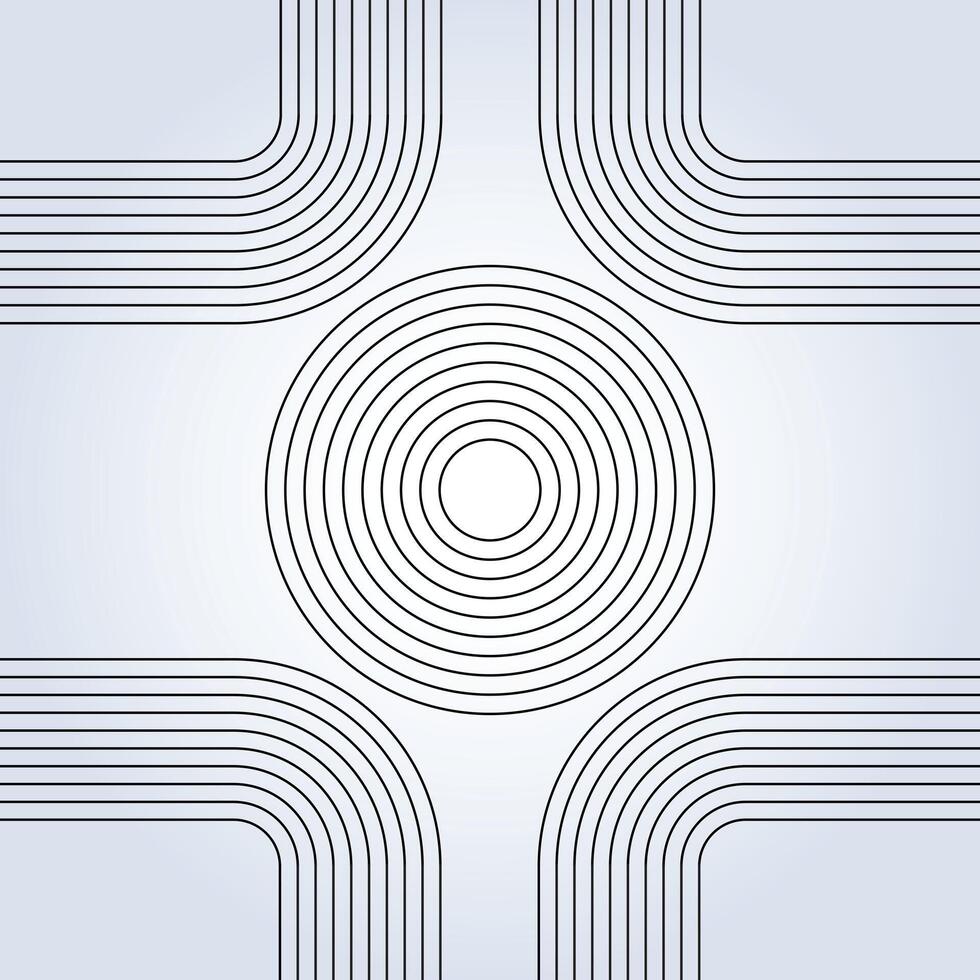 Different geometric linear, Bauhaus patterns, background design collection, and template concept des vector