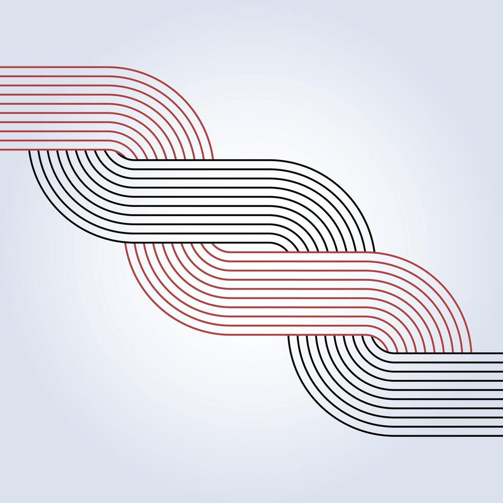 Geometric Linear, Bauhaus pattern, background design collection, template vector