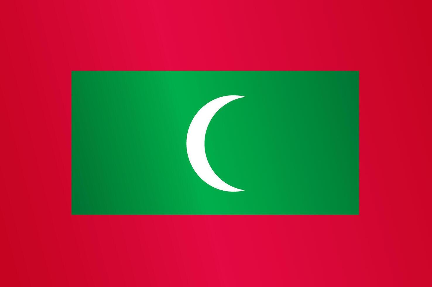 National flag of Maldives vector