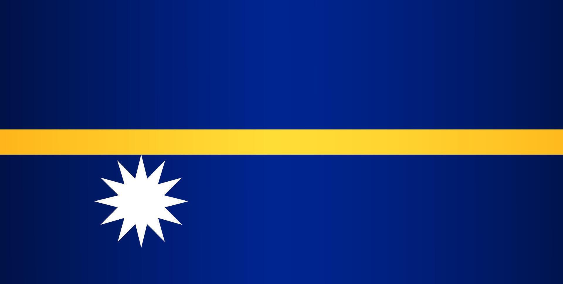 National flag of Nauru vector