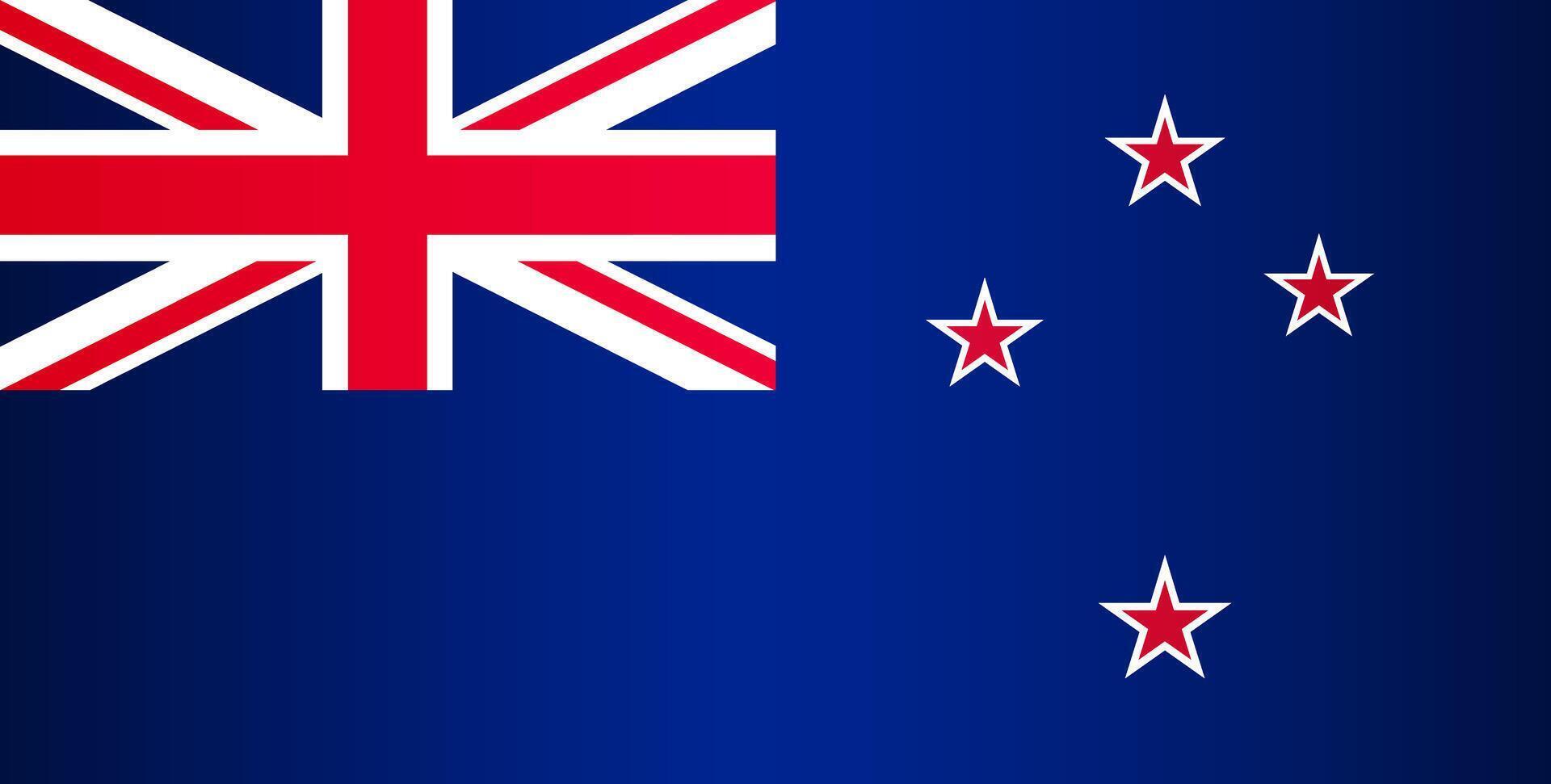 National flag of New Zealand vector