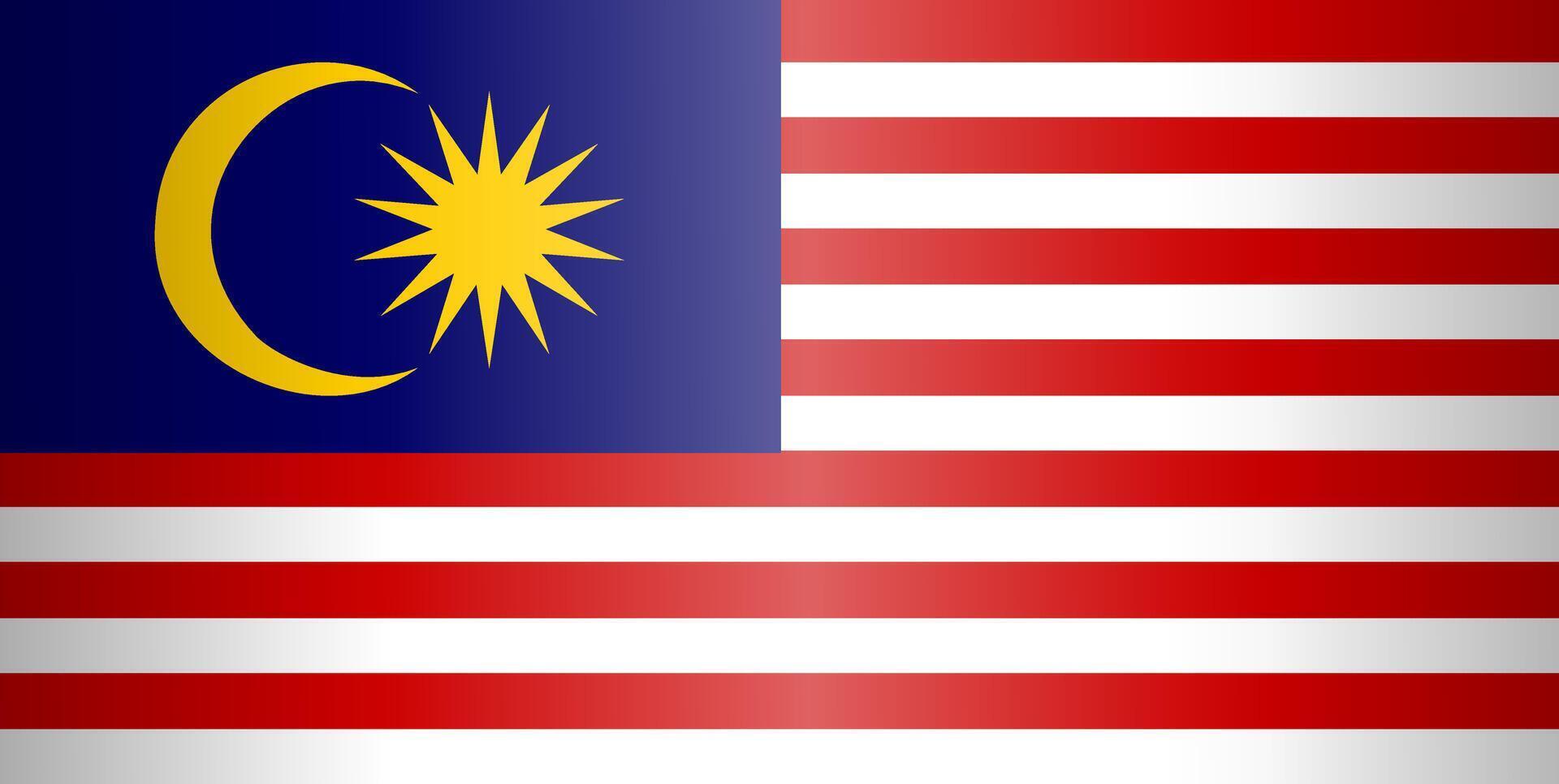 National flag of Malaysia vector