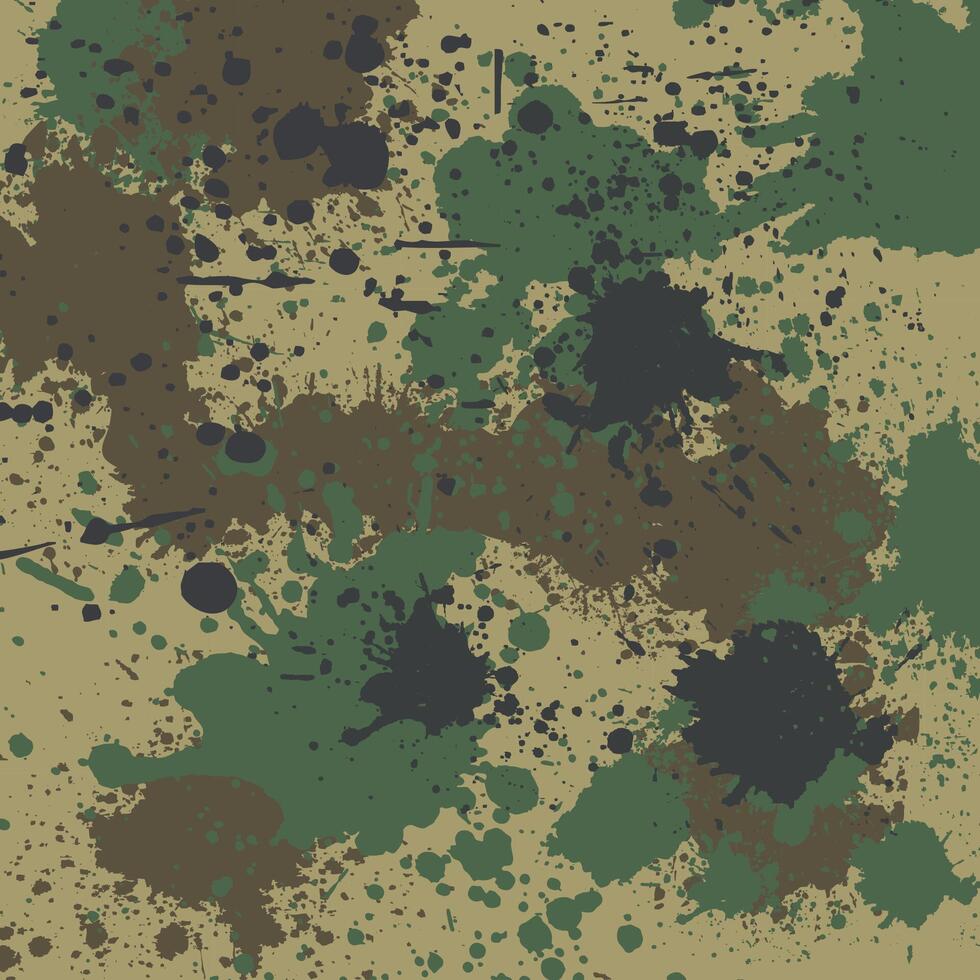 Unique Woodland Jungle Hunter Camouflage Pattern vector