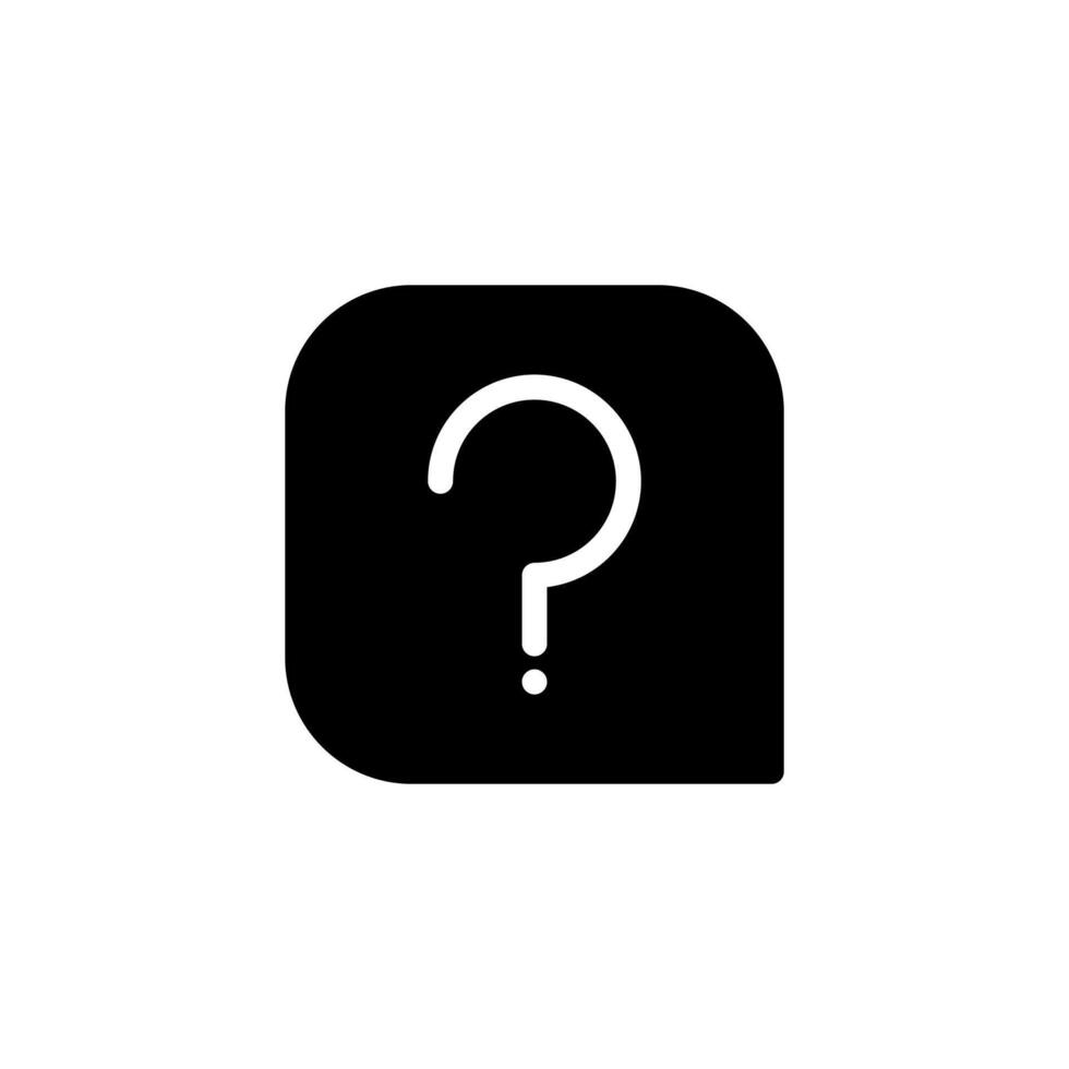 Question mark icon. vector