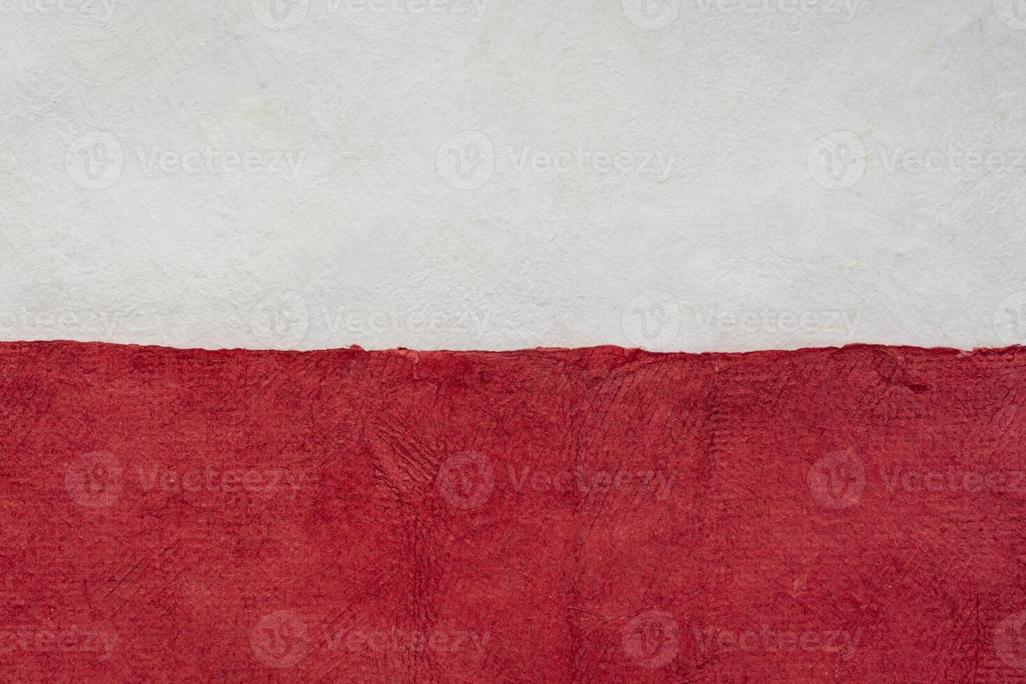 paper abstract in colors of Polish national flag photo