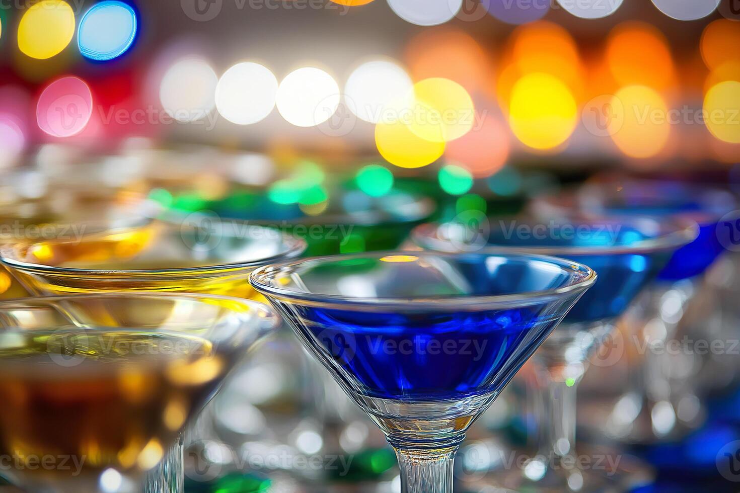 Vibrant molecular gastronomy dishes showcasing creativity and color in modern cuisine. photo