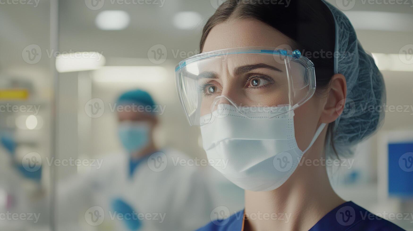 Medical professionals collaborate intensely to stabilize a critical patient in urgent care photo