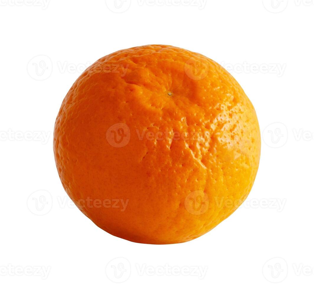 whole fresh orange isolated element photo