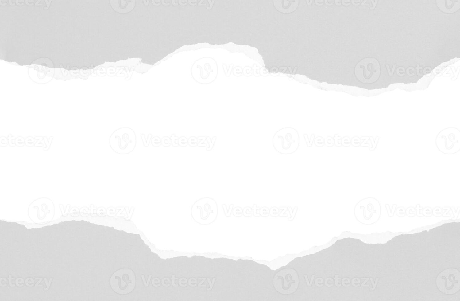 Tear of blank paper copy space photo