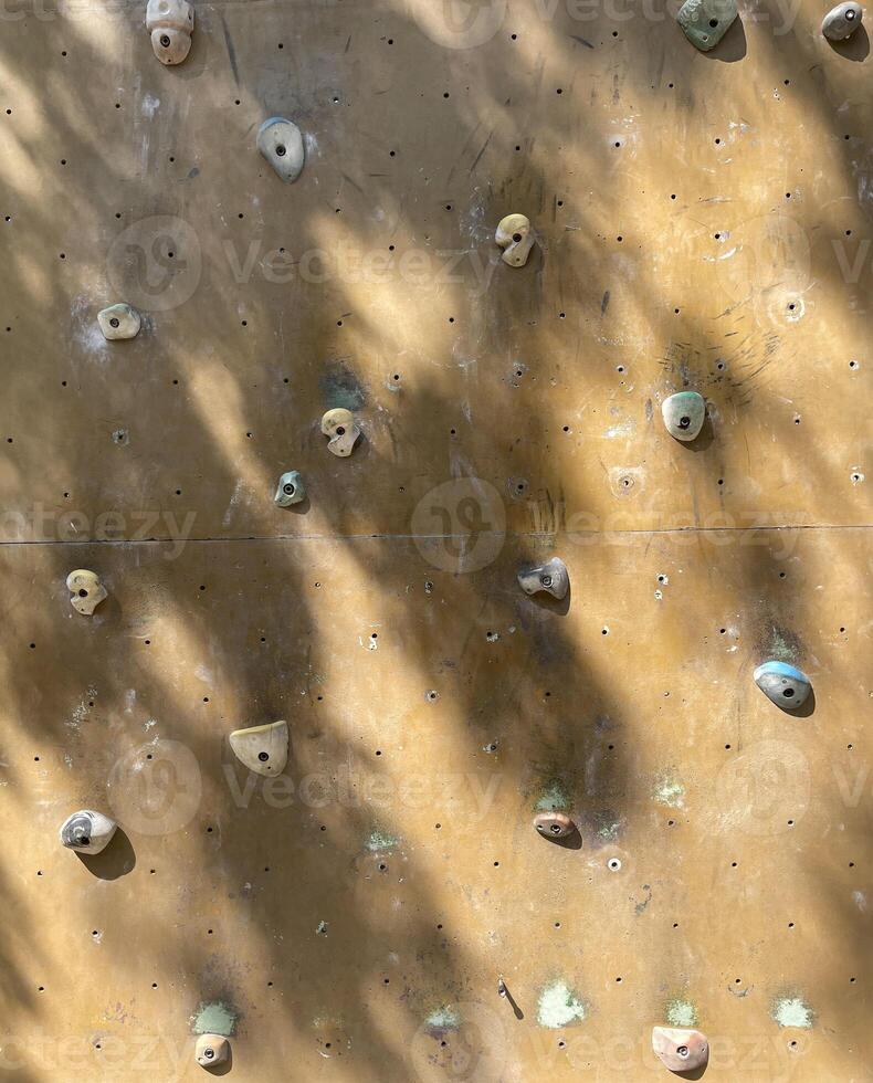 Rock climbing on the wall for background photo