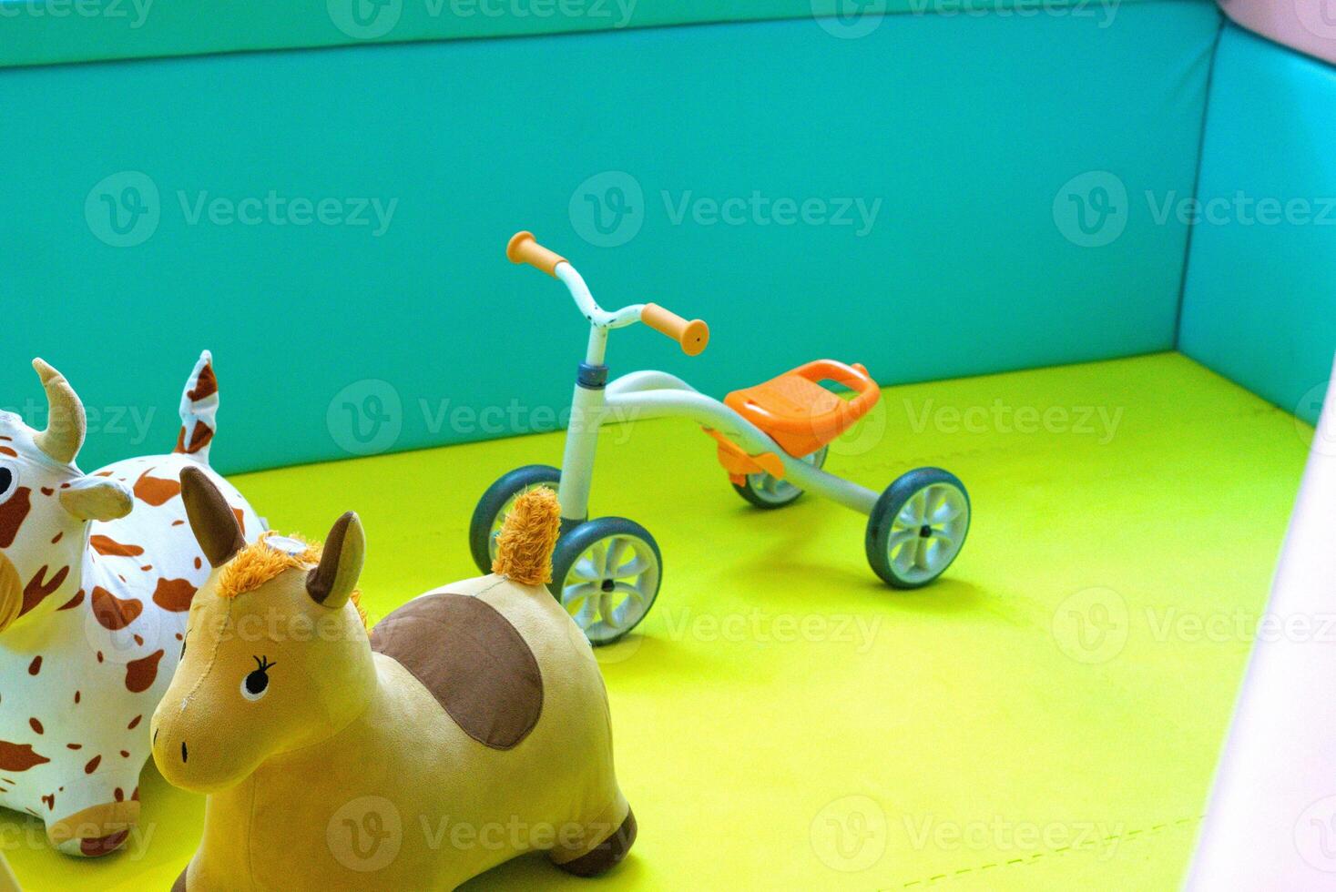 toys in a kid indoor playground photo