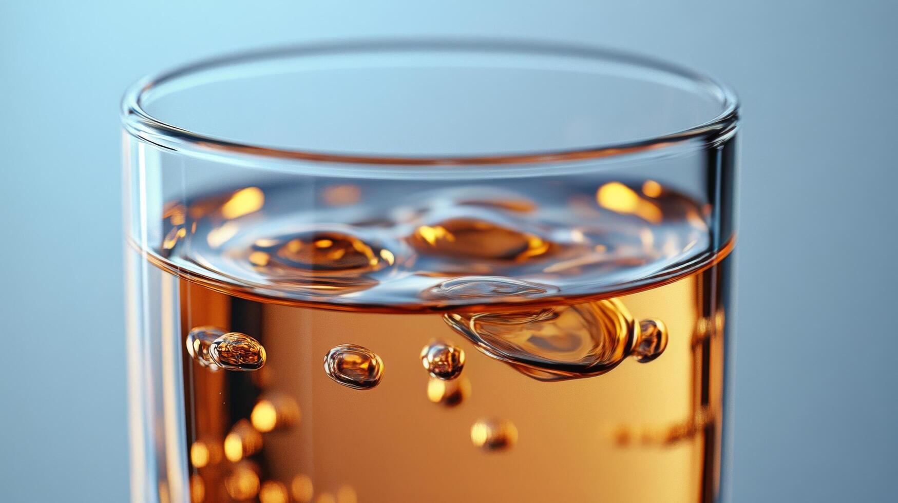 Refreshing craft beer served in a glass at a trendy bar during evening hours photo