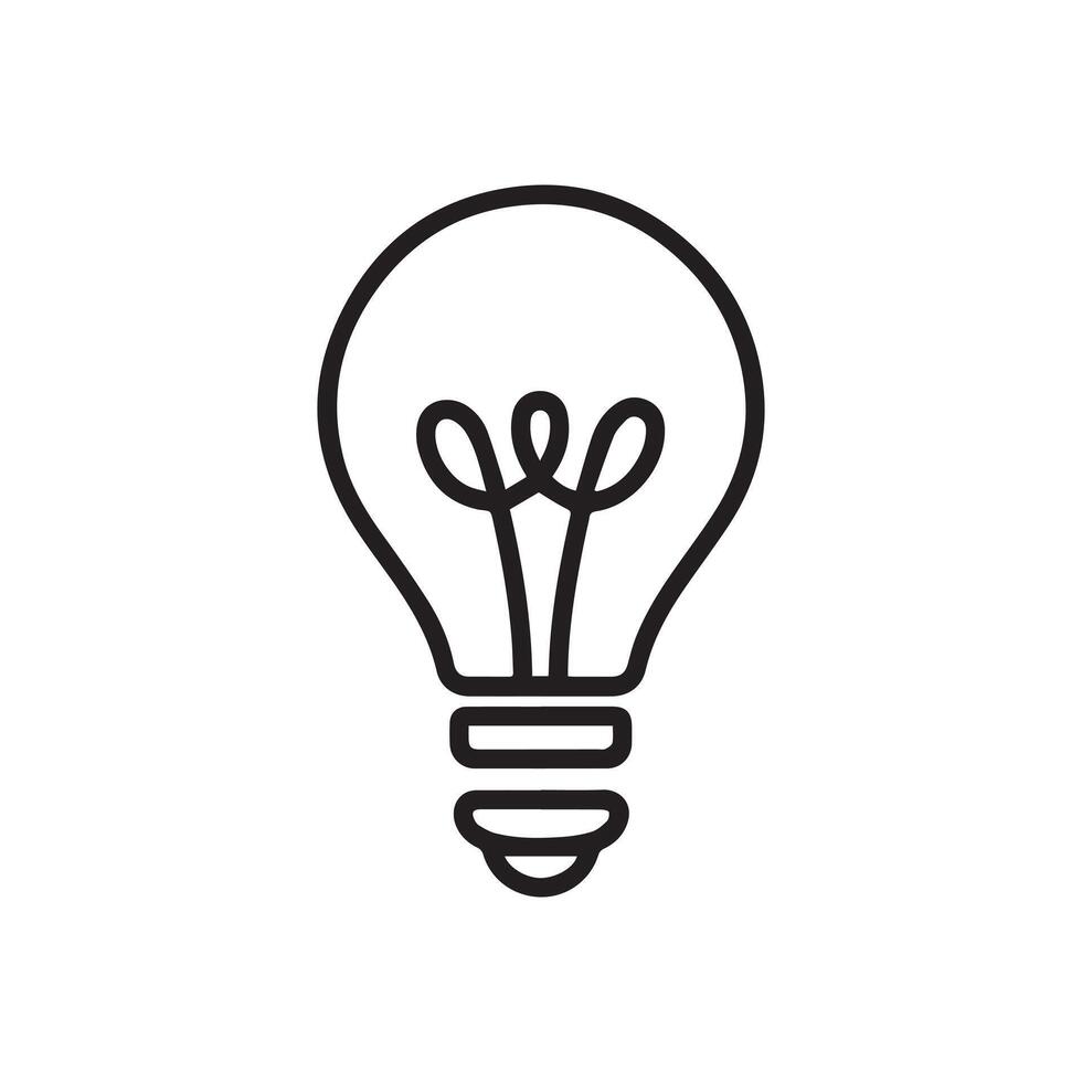 Premium bulb icon design with Idea vibes vector