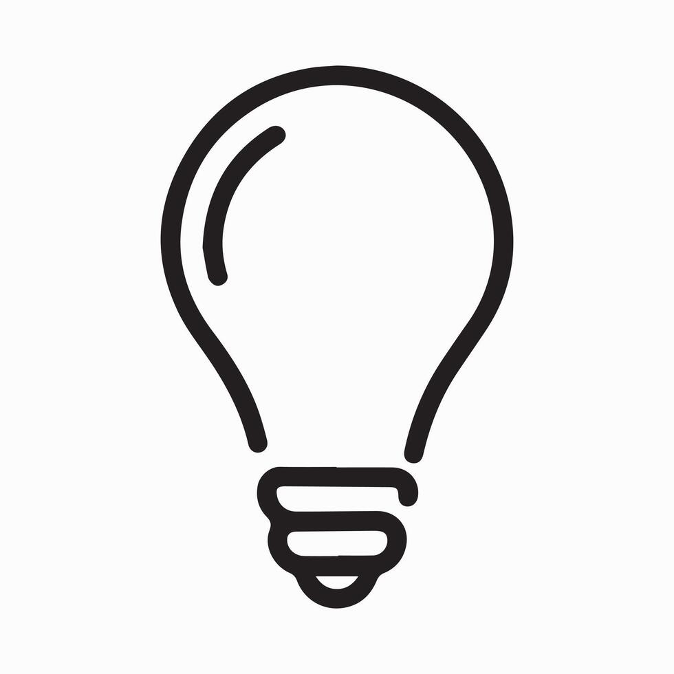 Premium bulb icon silhouette graphic design. vector