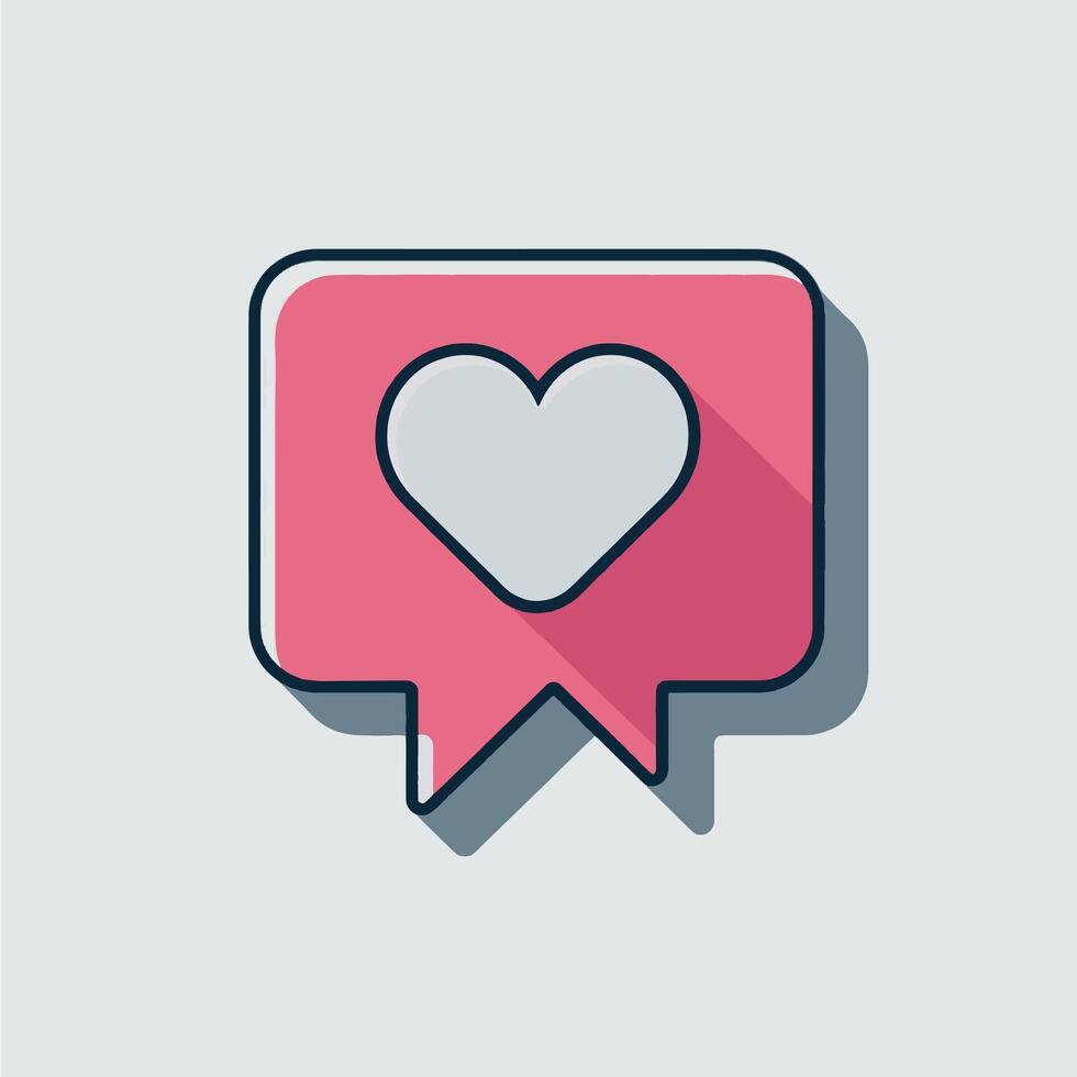 love shape illustration vector
