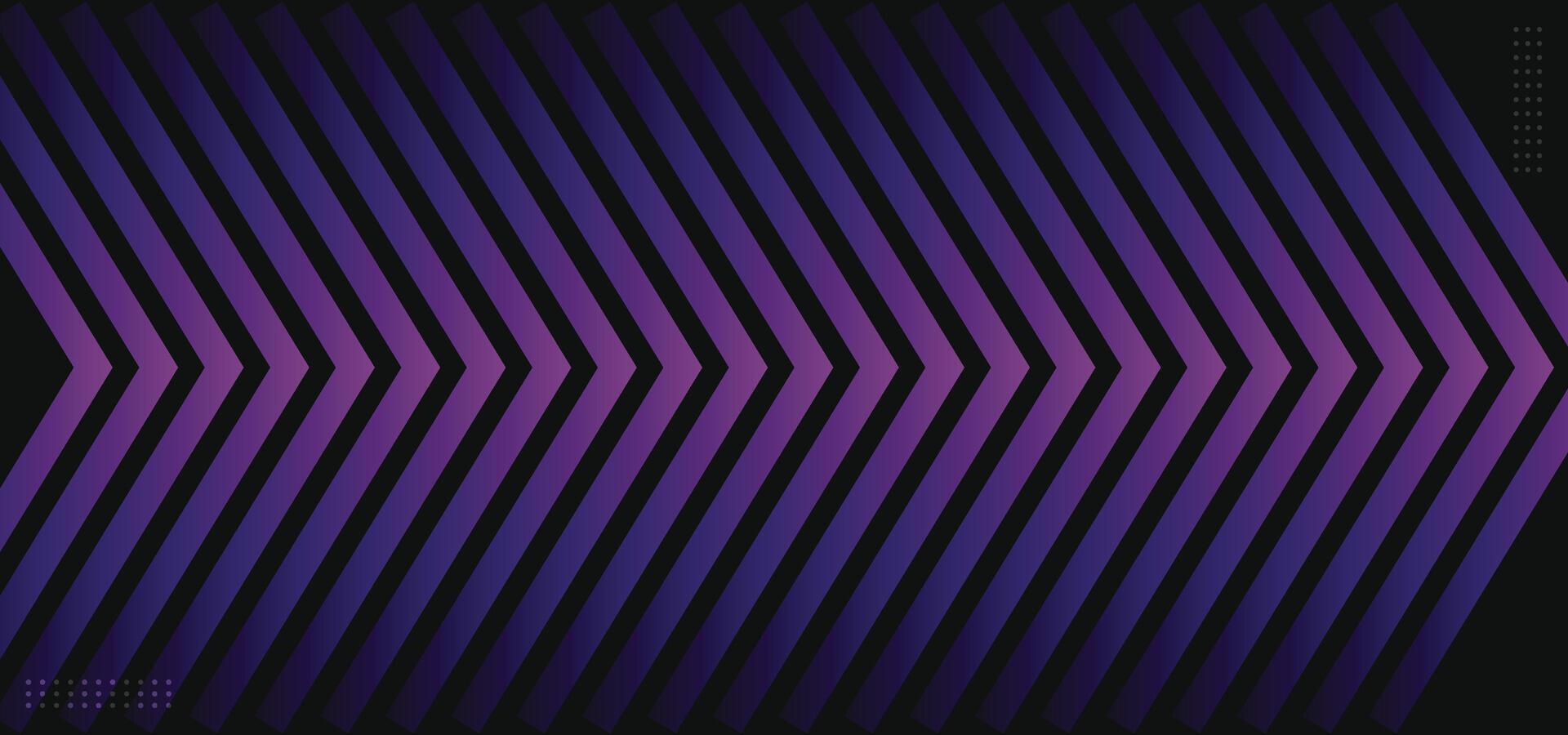3D purple glow lines with gradient effect on black background vector