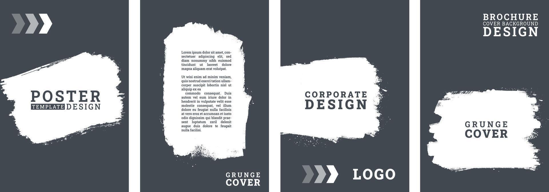 Abstract Grunge halftone Brochure, Modern flyer Covers, abstract Brochure template, illustration design, Magazines, grunge splash circle background, black halftone design, book, modern vector