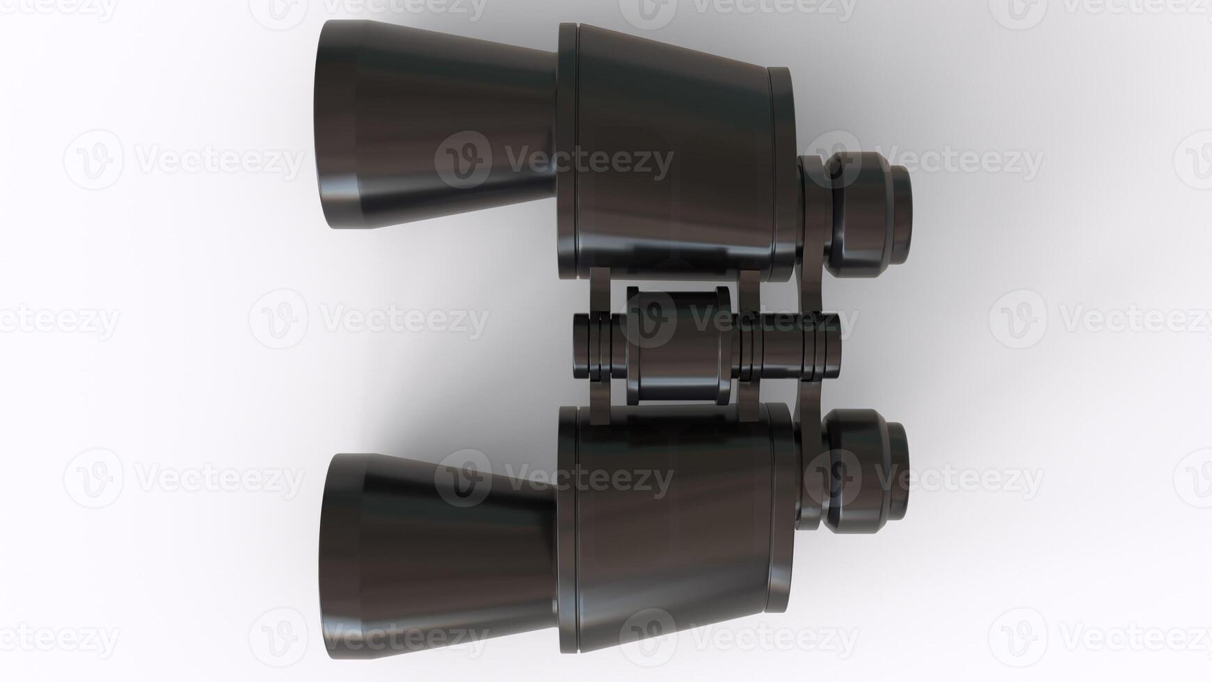 binoculars with white background photo