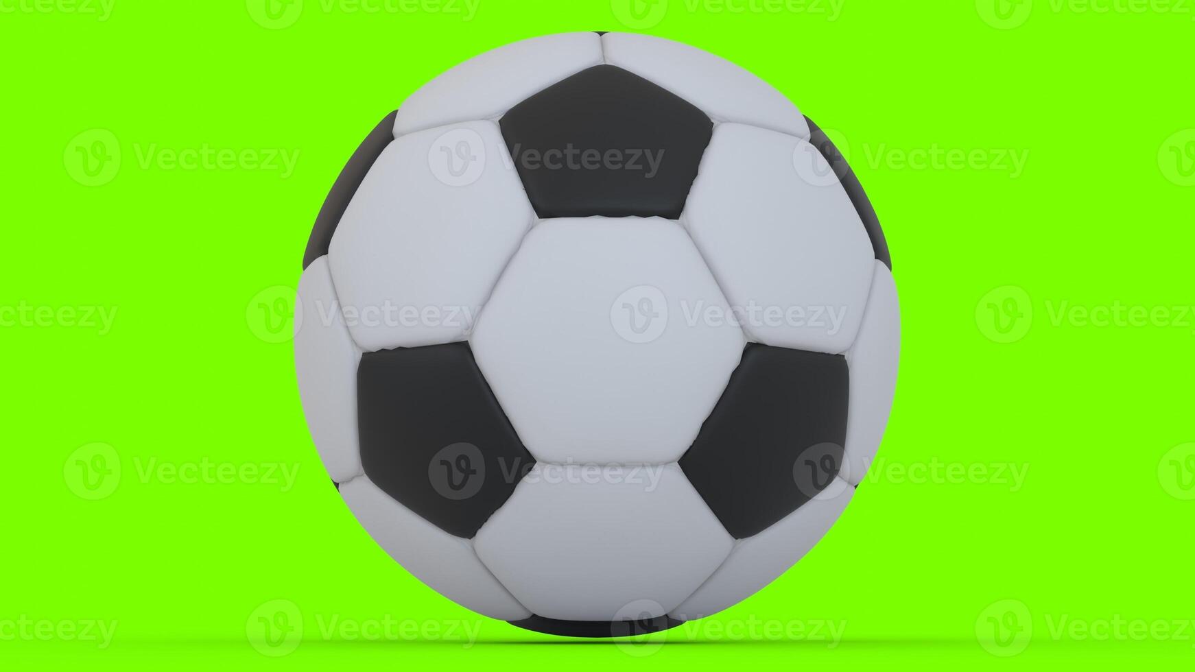 football with green background photo