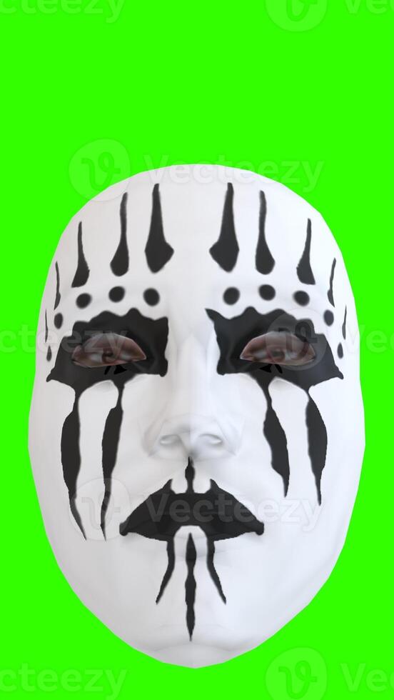 joey face mask with green background photo