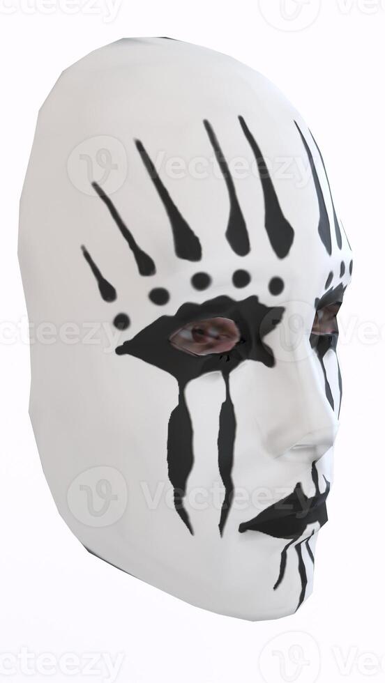 joey face mask with white background photo