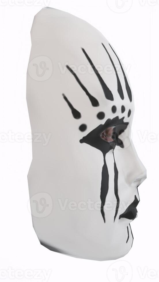 joey face mask with white background photo