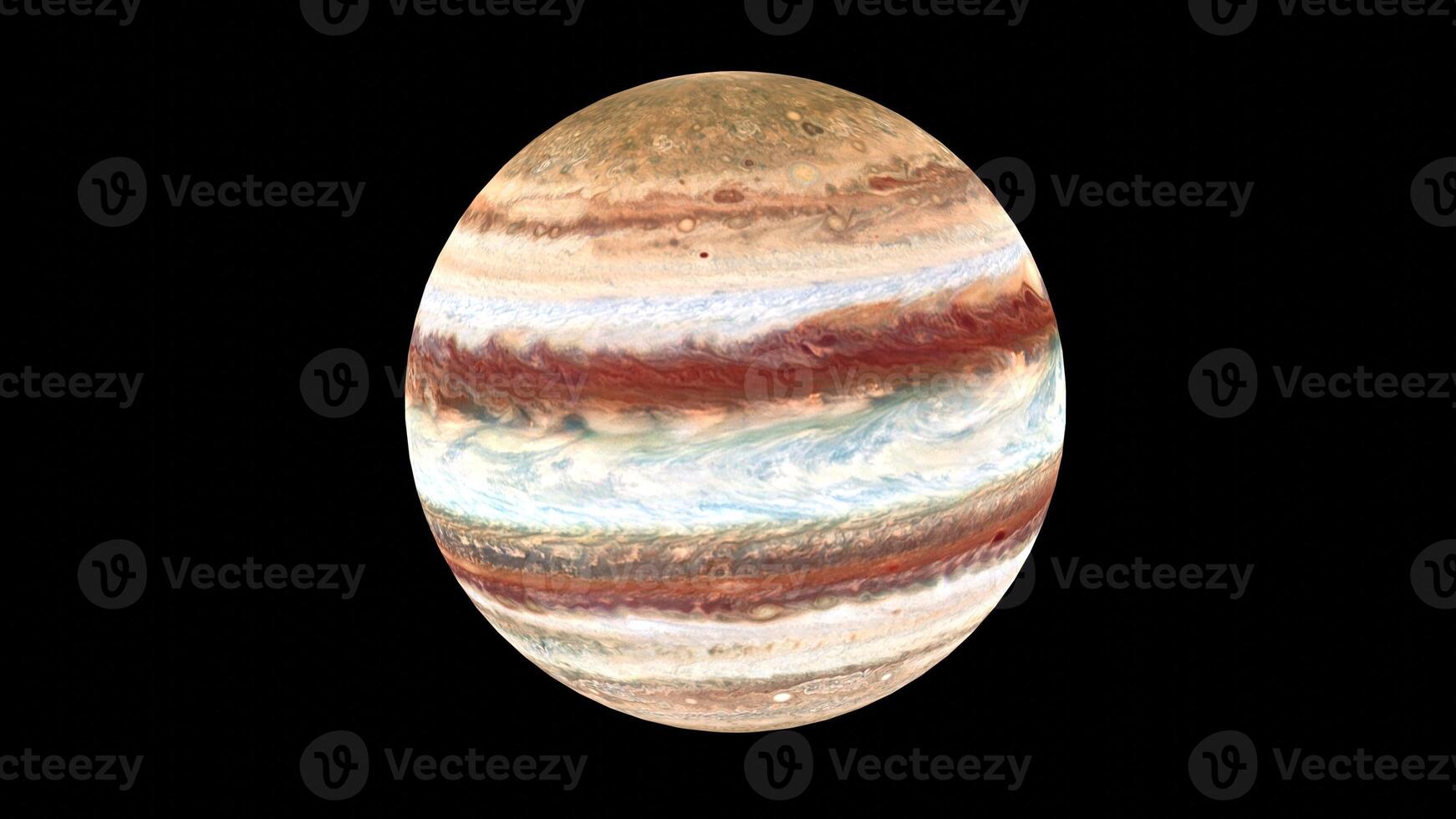 jupiter planet with black background photo