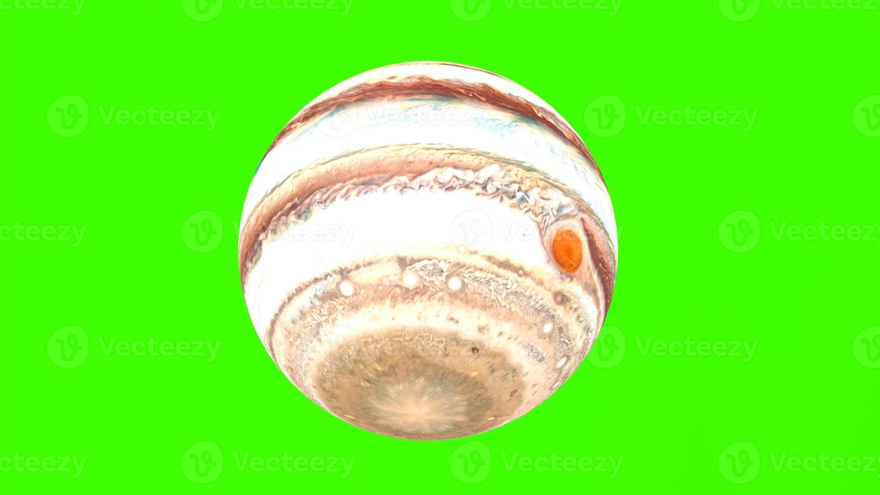 jupiter planet with green background photo