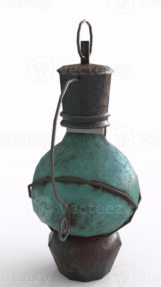 lantern with white background photo