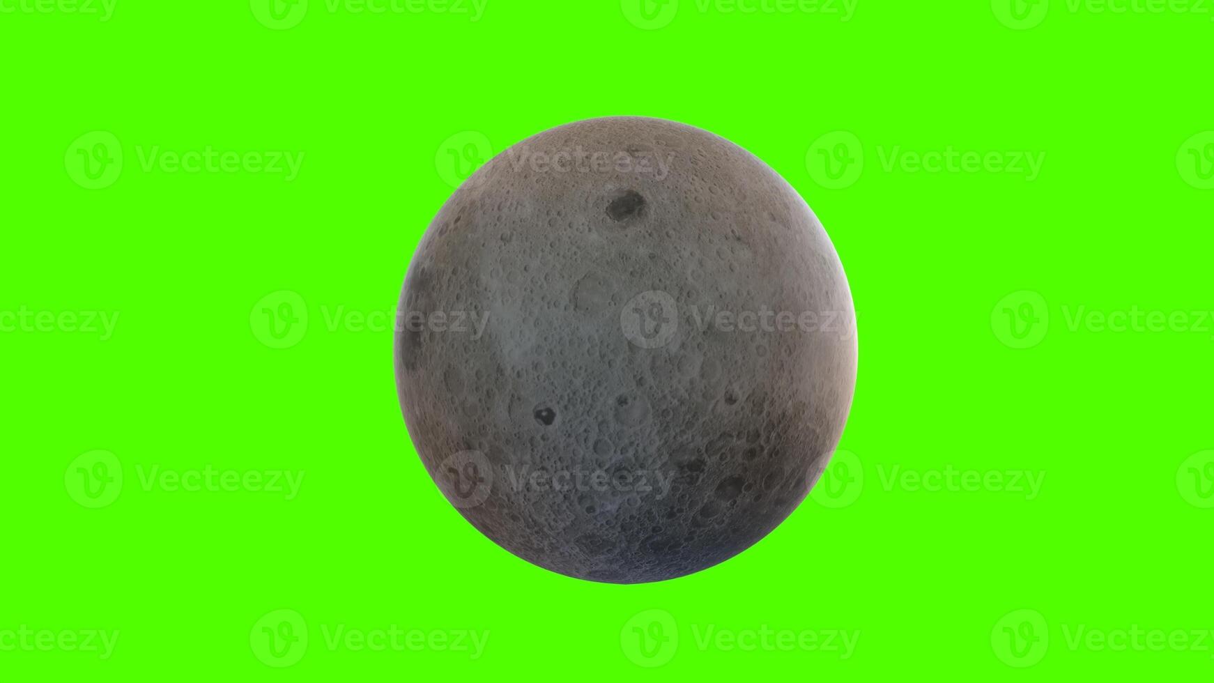 moon with green background photo