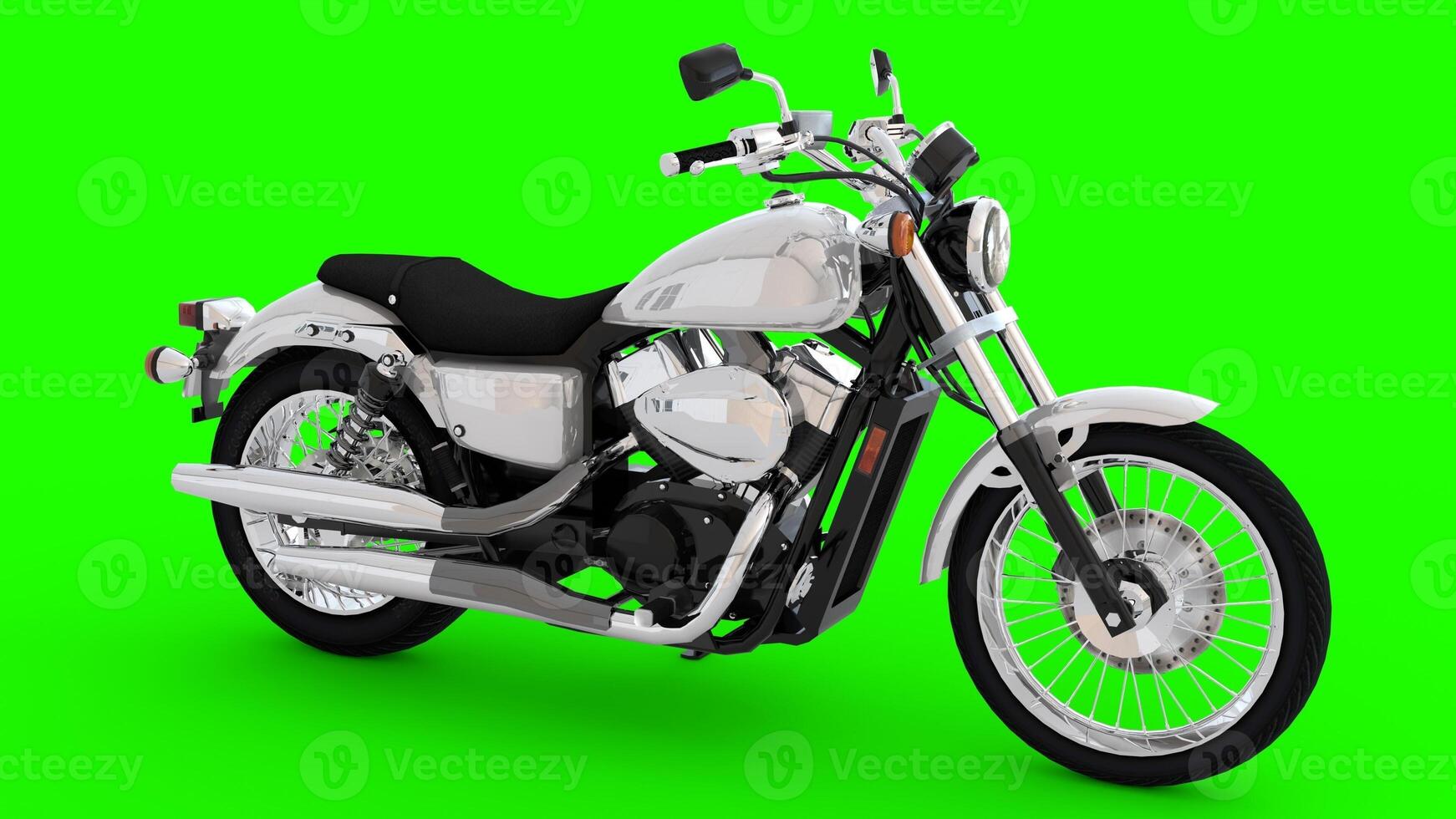 two wheeler superbike with green background photo