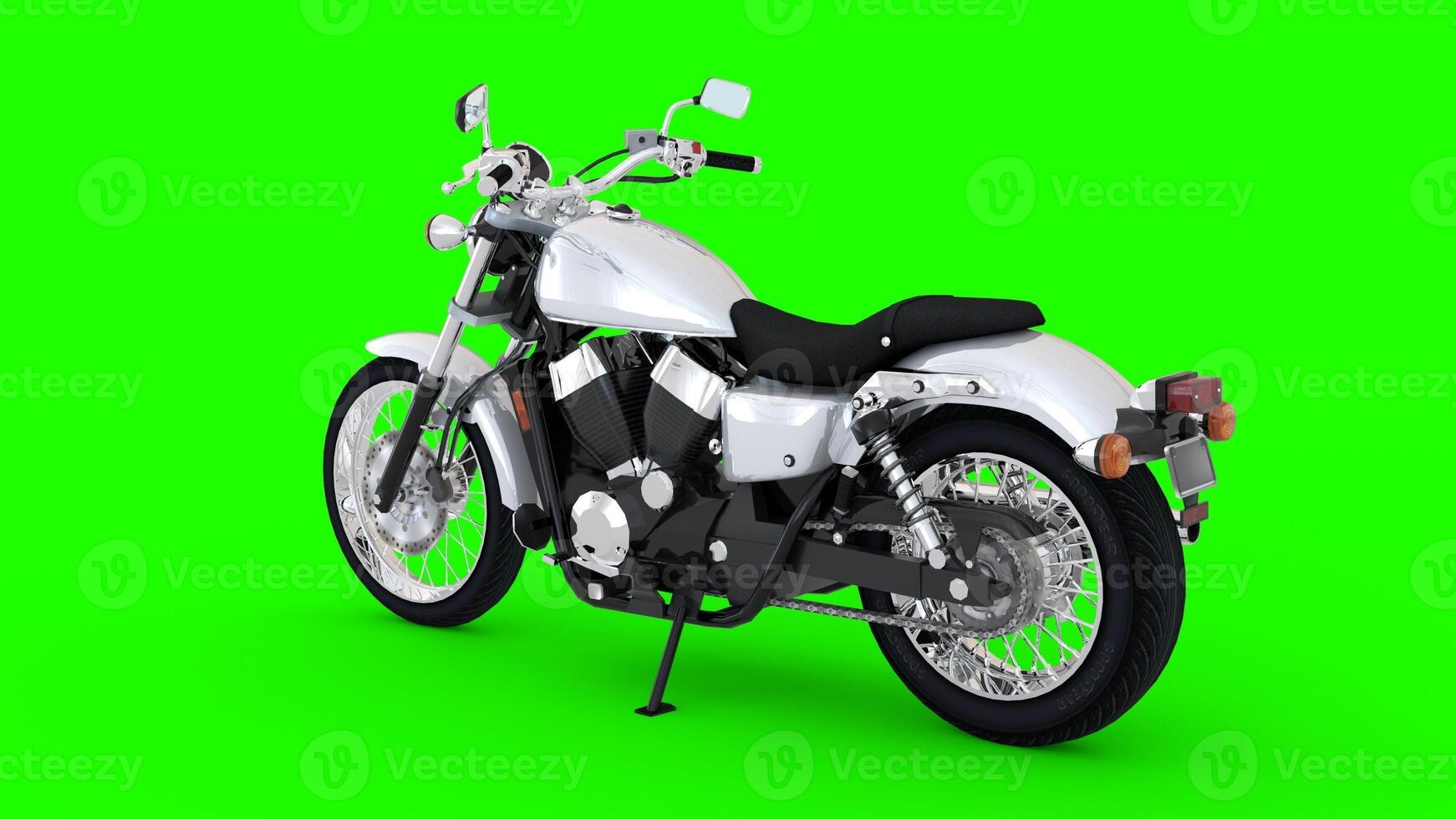 two wheeler superbike with green background photo