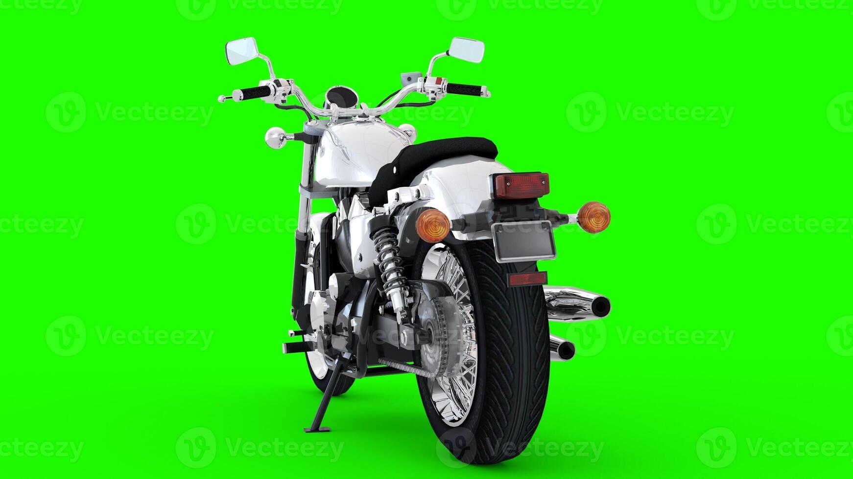 two wheeler superbike with green background photo