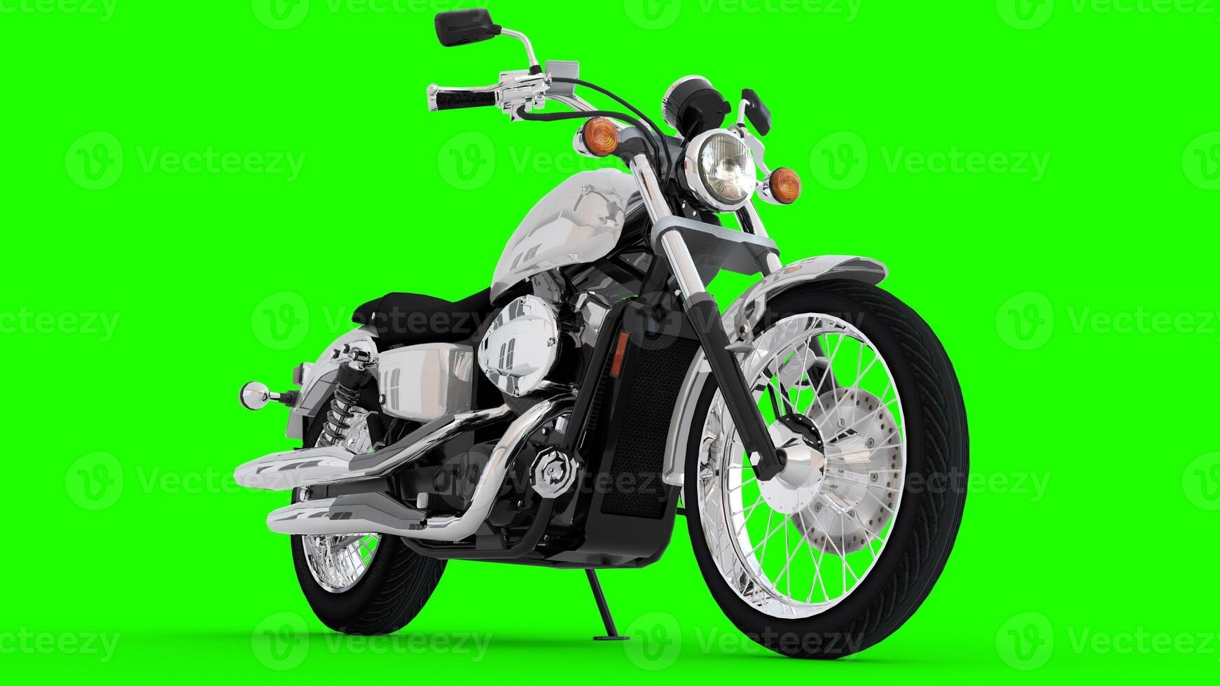 two wheeler superbike with green background photo