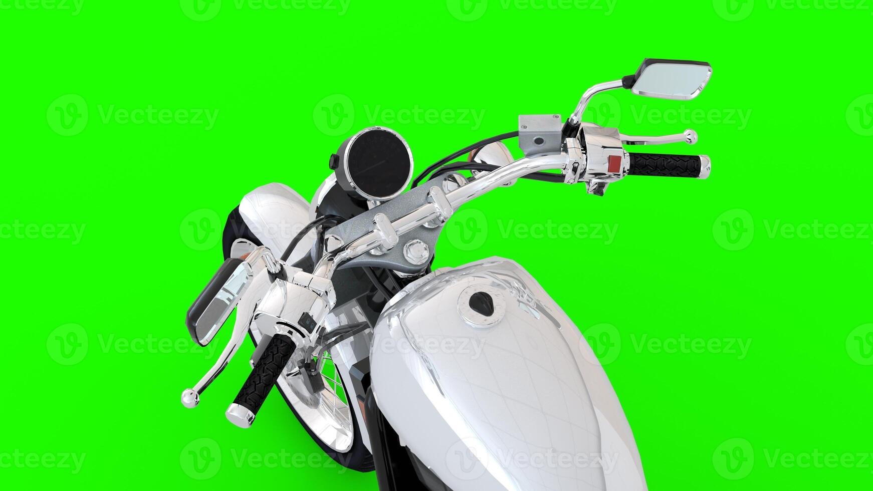 two wheeler superbike with green background photo