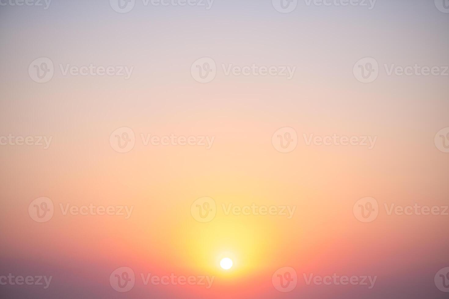 Natural delicate background, sky at sunrise, color gradient from yellow to orange, delicate and smooth transition photo